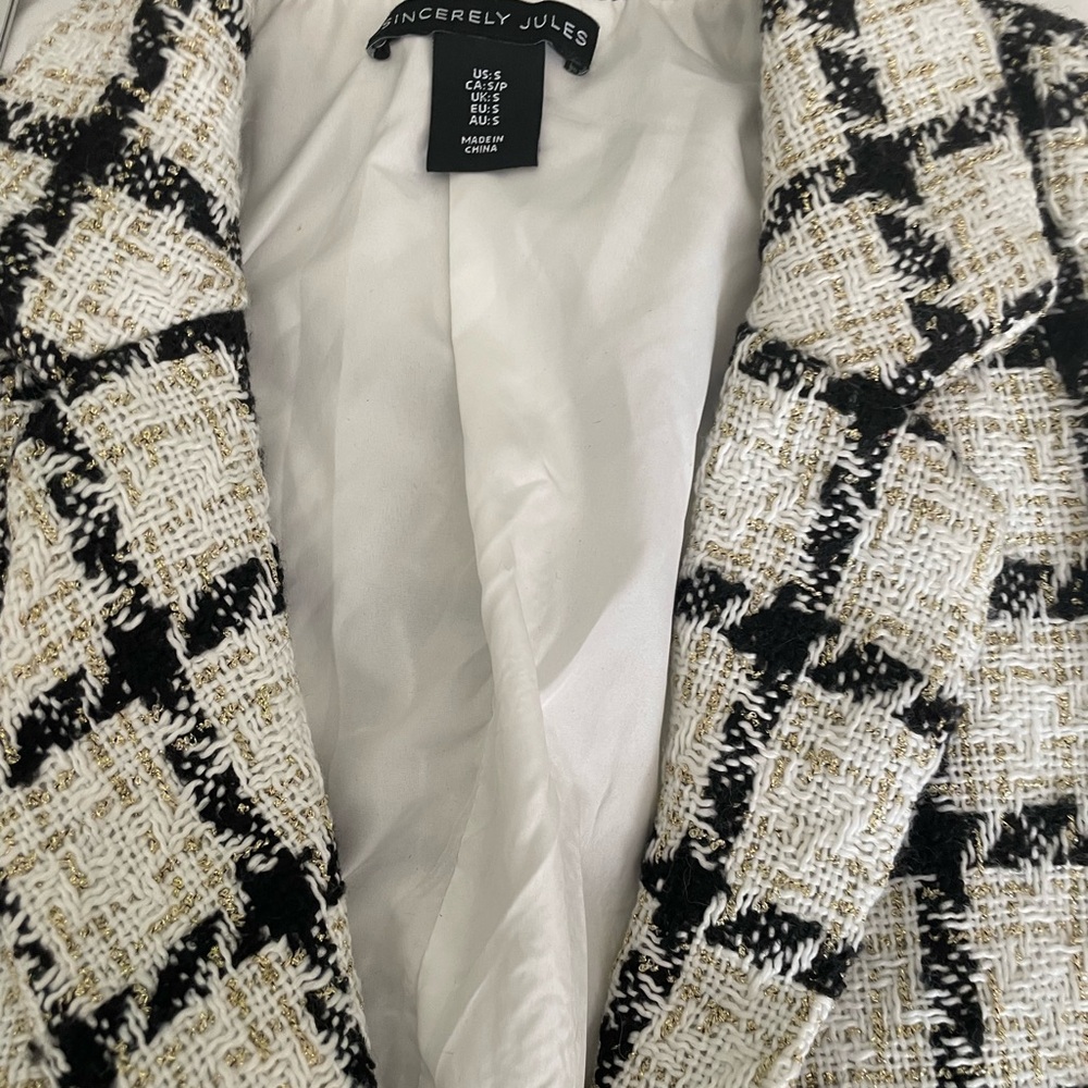 Sincerely Jules Plaid Blazer